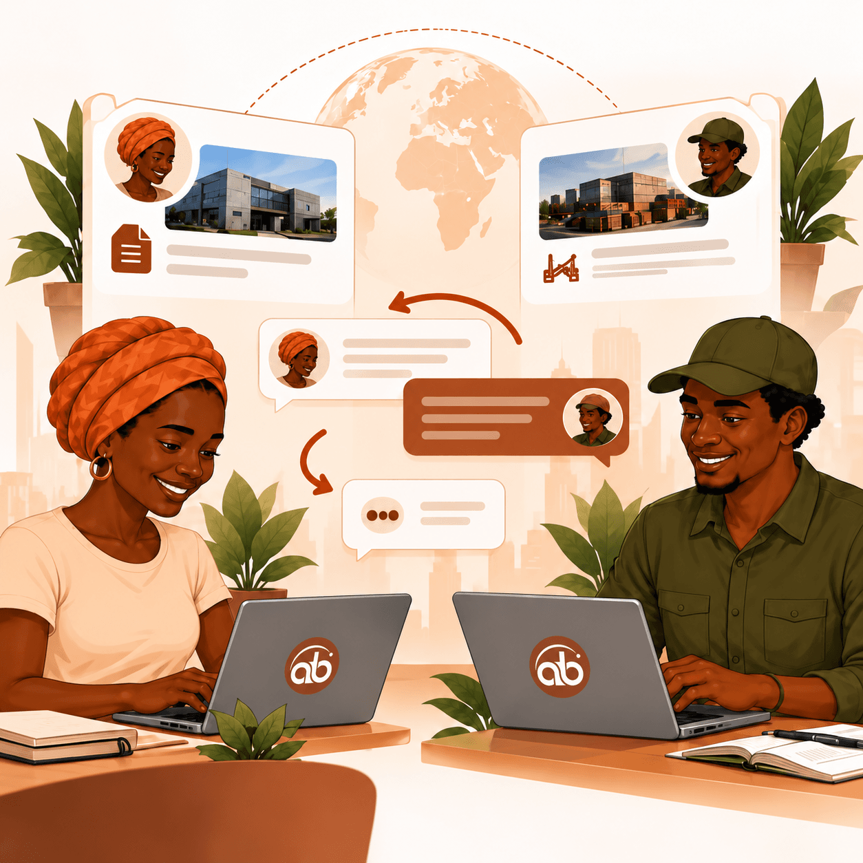 Empresas que se conectan directamente a través de Afribaz